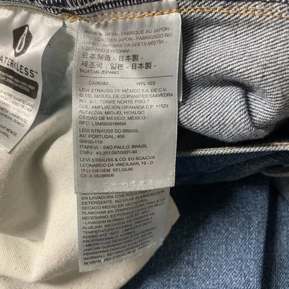 Levi's 512 slim taper jeans, Japan Made, 32x34